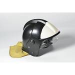 Шлем-каска пожарного спасателя ШКПС с пелериной (черная), Stop sale до 10.12.2023
