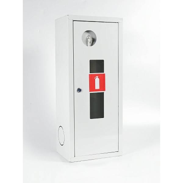 Шкаф для огнетушителя ШПО-103НОБ (навесной открытый белый)
