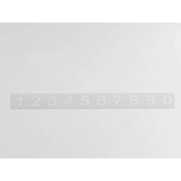 Знак Набор белых цифр (от 0 до 9) 
