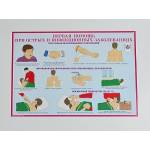 Комплект плакатов Первая медицинская помощь при чрезвычайных ситуациях (А3, 10 листов)