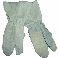 Перчатки трехпалые с крагами (утеплитель - брезент) 